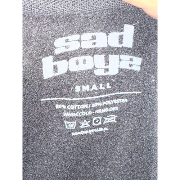 Sad Boyz Sad Girlz Streetwear Crewneck Sweatshirt Size Small (Oversized) Unisex - Picture 4 of 4